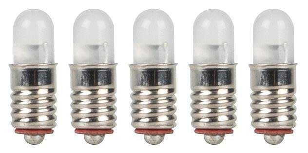 LED Lights with Screw-In Base -- Warm White pkg(5)