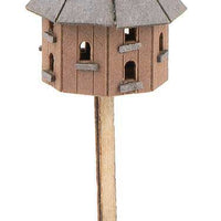 Dovecote - Pigeon House -- Laser-Cut Kit - 5/8 x 5/8 x 1-1/8" 1.6 x 1.6 x 2.9cm