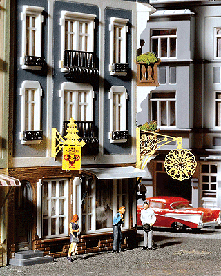 Set of Inn & Stop Signs
