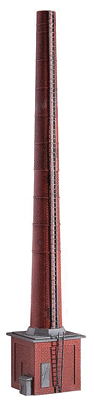 Brick Smoke Stack -- Weathered Kit - 6 x 5.7 x 33.5cm