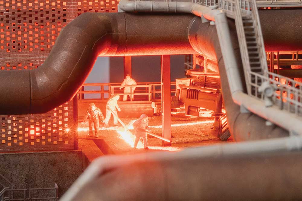Blast Furnace Technology Kit -- Includes LED Lighting, Servo Motors for Movement, Controls