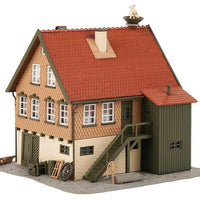 Countryside Structure Set -- Kit - 1 Each: Farmhouse, Barn, Mill & Wine Press