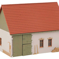 Countryside Structure Set -- Kit - 1 Each: Farmhouse, Barn, Mill & Wine Press