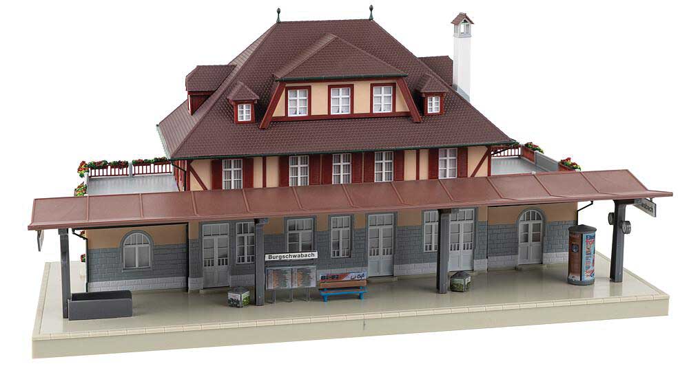 Burgschwabach Station -- Kit - 14-3/16 x 9-5/16 x 6-15/16" 36 x 23.6 x 17.7cm-2