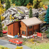 Stugl-Stuls Signalman's House -- Laser-Cut Wood Kit - 2-1/2 x 1-7/8 x 1-11/16" 6.4 x 4.8 x 4.3cm