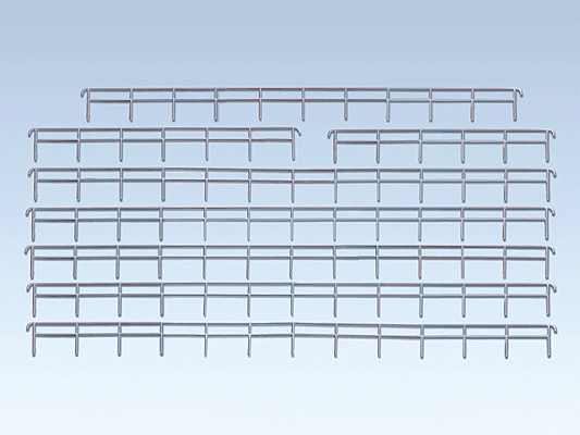 Iron Railing, Era I -- 39-3/16" 99.6cm Total Length
