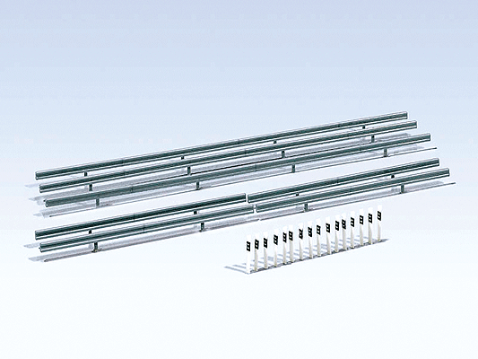 Crash Barriers & 40 Marker Posts -- 86cm