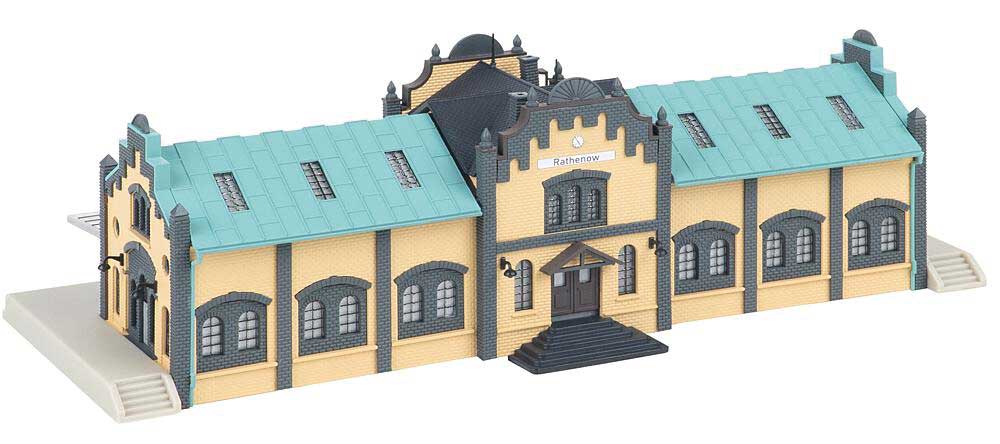 Rathenow City Railway Station -- Kit - 7-13/16 x 3-3/8 x 2-3/8" 19.9 x 8.5 x 6.1cm-3