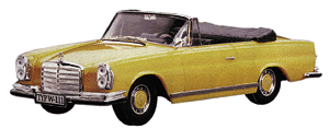 MB 280SE3.5 Conv ylw LR