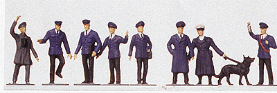 Railroad Personnel -- Railway Staff w/Dog