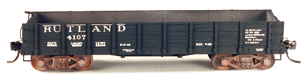 Rutland Bottom Dump Coal Car -- Modernized