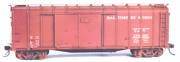 M15L/M Wagontop Automobile Car w/Decals (One Piece Body, Resin Kit) -- Baltimore & Ohio