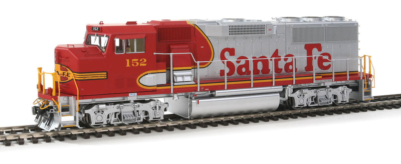 EMD GP60M - Standard DC -- Santa Fe #152 (Warbonnet, silver, red)
