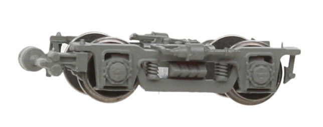 Passenger Car Truck Set w/Metal Wheels & Attached Generator on One Truck -- Gray 1 Pair