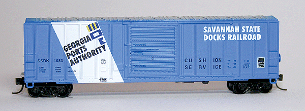 FMC 5347 Single Door Boxcar -- Savannah State Docks #2