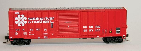 FMC 5347 Cuft Single Door Boxcar - Ready to Run -- Sabine River & Northern #1