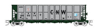 Trinity RD-4 Hopper - Ready to Run -- Chicago & North Western (silver, green, Large CNW)