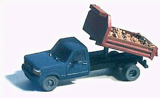 Construction Equipment (Unpainted Metal Kit) -- Ford F-350 1-Ton Pickup w/Light Dump Bed