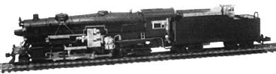 Steam Loco Conversion Kits (Unpainted Metal) -- SOU Ms-4 Heavy 2-8-2 w/Worthington Feedwater Heater - Fits Kato Mikado