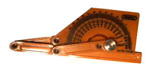 Protractor -- Woodworking (Made of Plastic)