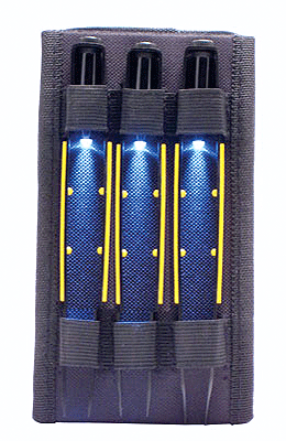 UltraTech(tm) Tool System -- Lighted Tweezer Set w/Case
