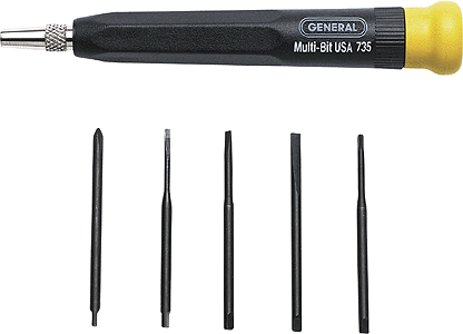 UltraTech(TM) Tool System -- 5-In-One Multi-Bit Precision Screwdriver
