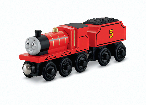 Thomas & Friends(TM) Wooden Railway -- James the Red Engine #5
