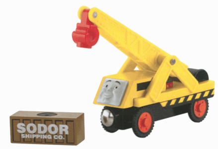 Kevin the Crane Truck -- Yellow