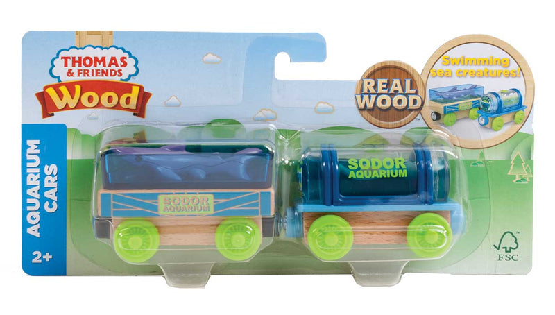 Aquarium Cars - Thomas & Friends(TM) Wood -- Sodor Aquarium (blue, green, Shark Load)