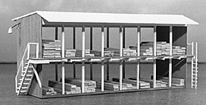 Lumber Storage Rack w/Lumber