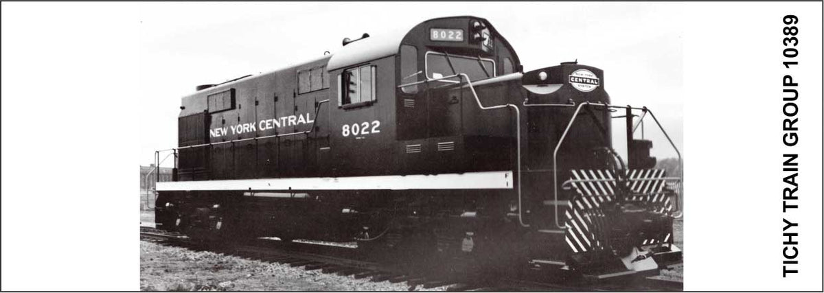 Railroad Decal Set -- New York Central 1950s-1960s (Road) Switchers (Cigar Band Logo)