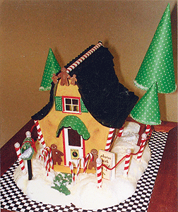 Seasonings-Series of 1/4" Scale Cottages (1:48 Scale) -- Photos with Santa