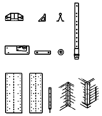 Hardware Set -- Rio Grande Hi-Side Gondola