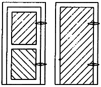 Shed Door -- Diagonal Sheathed