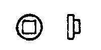 Nut-Bolt-Washer -- 1/2" Square