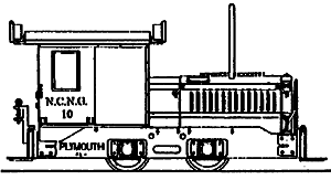 Plymouth 5-Ton Diesel Switcher Loco Kits -- Model FL-1 Nevada County Narrow Gauge (36" Gauge)