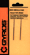 High-Speed Steel Drill Bits -- #63
