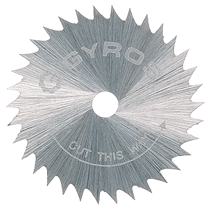 Saw Blade -- Coarse, 1" Diameter, 34 Teeth