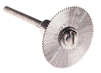 Saw Blade w/Mandrel -- Fine, 7/8" Diameter, 80 Teeth