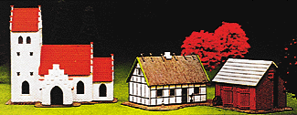 Gothic Church, Farm & Outbuilding