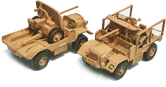 Military - England & Allies WWII - Light Trucks (Resin Kits) -- Morris-Commerical Portee & 2-Pounder (40mm) Anti-Tank Gun