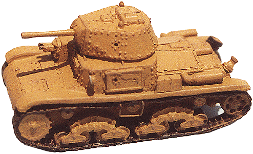 Military - Italy WWII - Medium Tanks -- M13/40 1940-1942 w/Full Fenders & 47mm Gun Turret