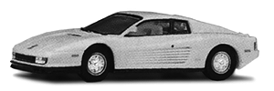 Ferrari Testarossa white