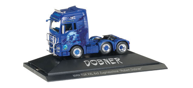 MAN TGX XXL 6X2 Tractor Only - Assembled -- Robert Dobner (blue, german Lettering)