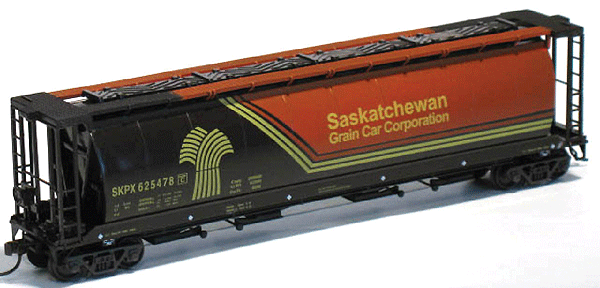 Canadian Cylindrical Covered Hopper -- Saskatchewan