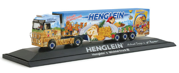 Private Collection Semis - Mercedes Benz Actros LH -- w/3-Axle Refrigerated Trailer -Henglein-Wichtel 3"