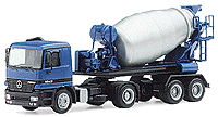 European Truck - Mercedes -- Actros M 2-Axle Tractor w/2-Axle Cement Mixer Trailer
