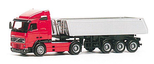 European Trucks - Tractor-Trailer - Volvo FH 16 FD 2-Axle Cabover w/Airdam -- w/3-Axle Kogel Side Dump Trailer