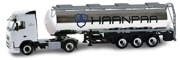 Semis - Volvo FH GL 2-Axle Cabover w/Chrome 3-Axle Chemical Trailer -- Haanpaa - Finland