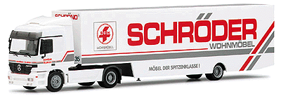 Tractor/Trailer Mercedes -- Actros Single-Axle Tractor w/Single Axle Low Floor Trailer Schroder